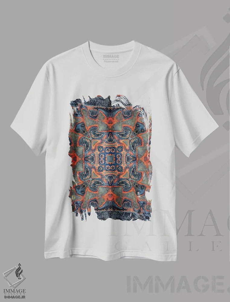 تیشرت سفید طرح دار کوکاکو I اثر لوان اوسترگارد | immage.ir
