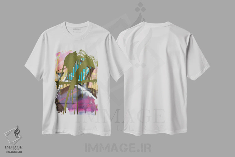 تیشرت سفید طرح دار اوچیرُ ۲ اثر لوان اوسترگارد | فروشگاه ایماژ
