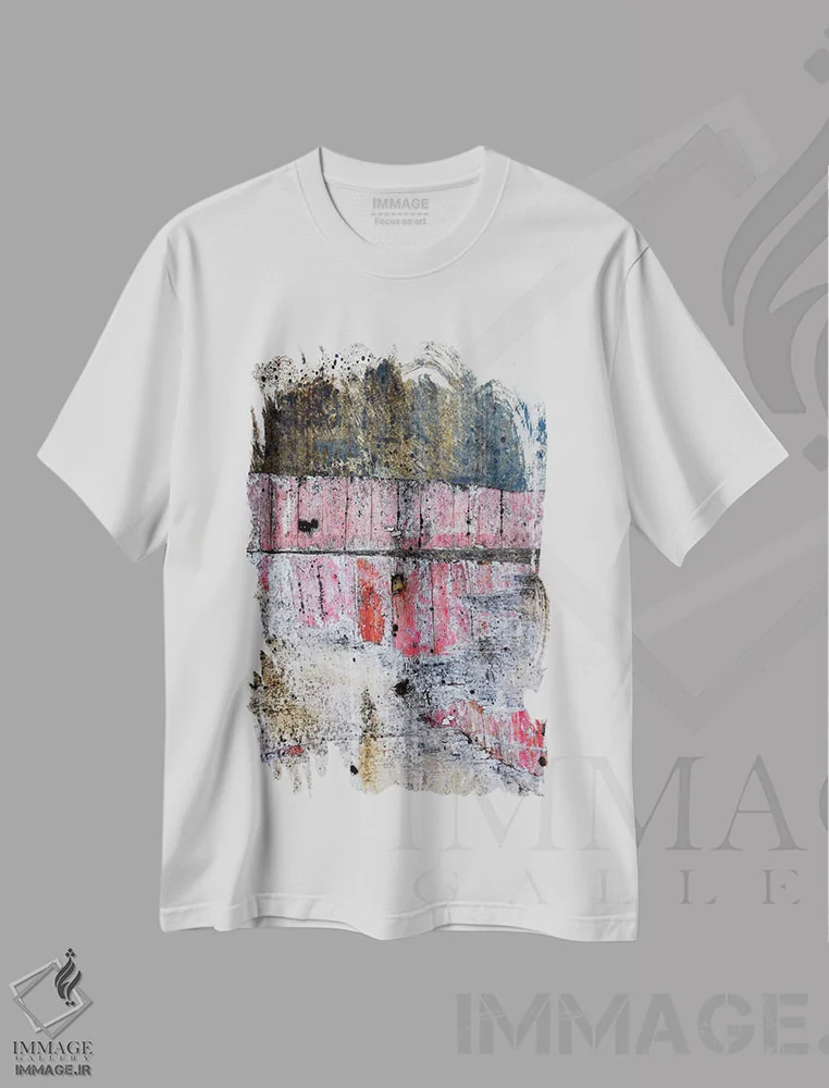 تیشرت سفید طرح دار پورت تاون زند اثر لوان اوسترگارد | فروشگاه ایماژ