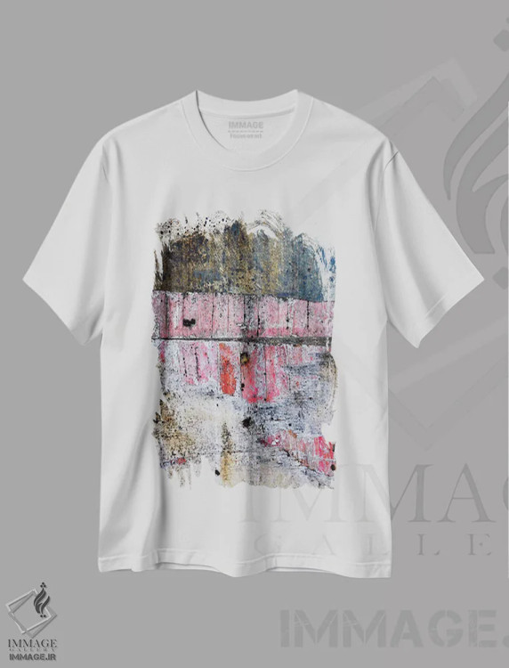 تیشرت سفید طرح دار پورت تاون زند اثر لوان اوسترگارد | فروشگاه ایماژ