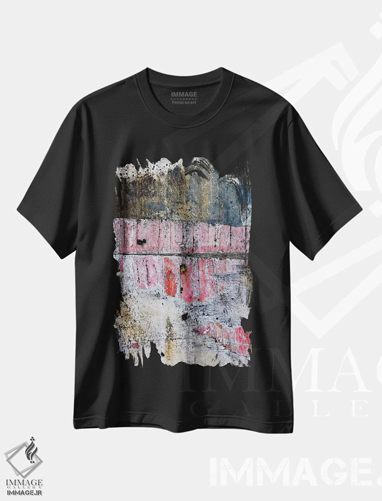 تیشرت مشکی طرح دار پورت تاون زند اثر لوان اوسترگارد | immage.ir