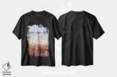 تیشرت مشکی طرح دار منظره مه آلود ۲، مدیوم اثر الگا چفرانوف | immage.ir