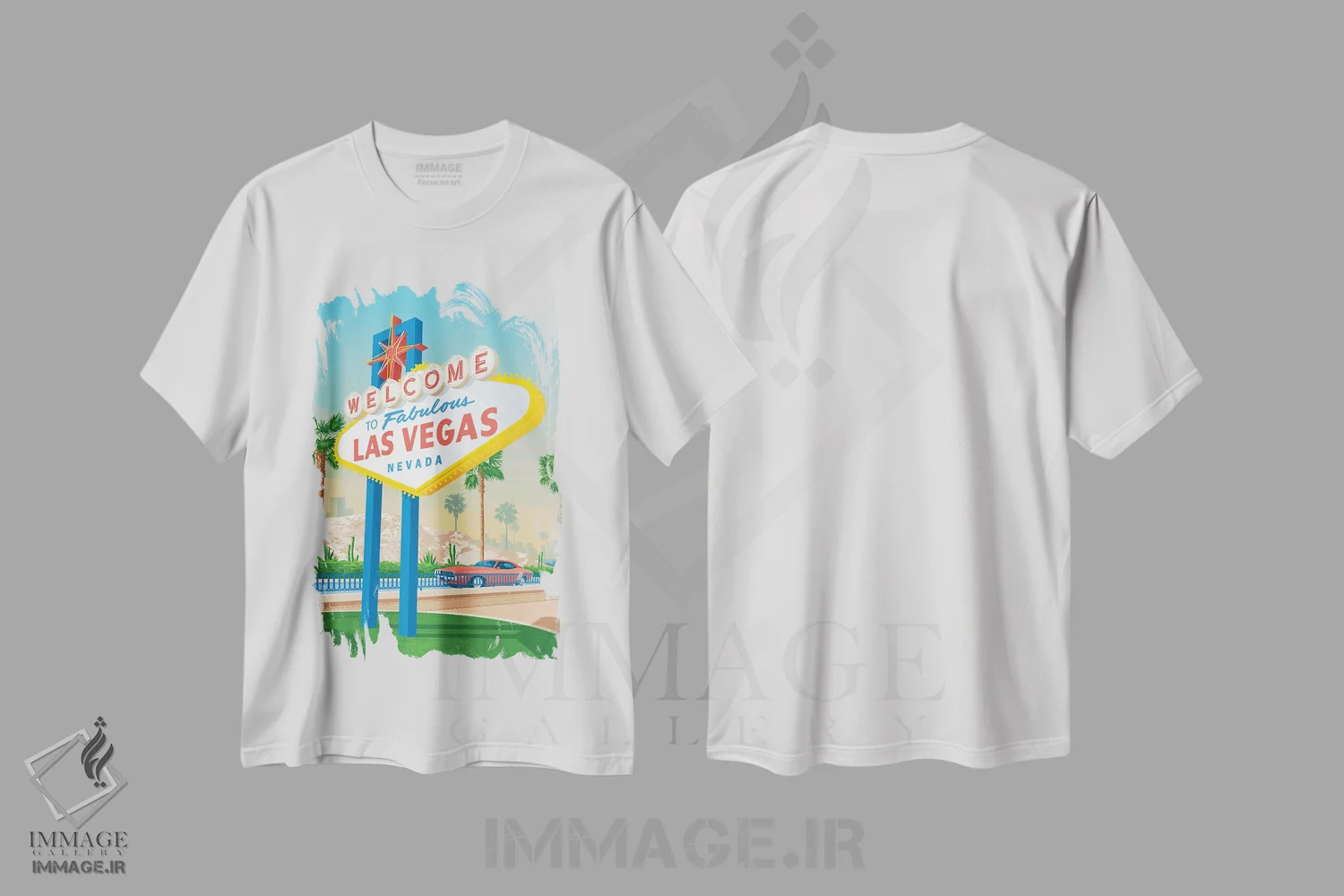 تیشرت سفید طرح دار آثار اولا هوپ تراول پوسترز - immage.ir