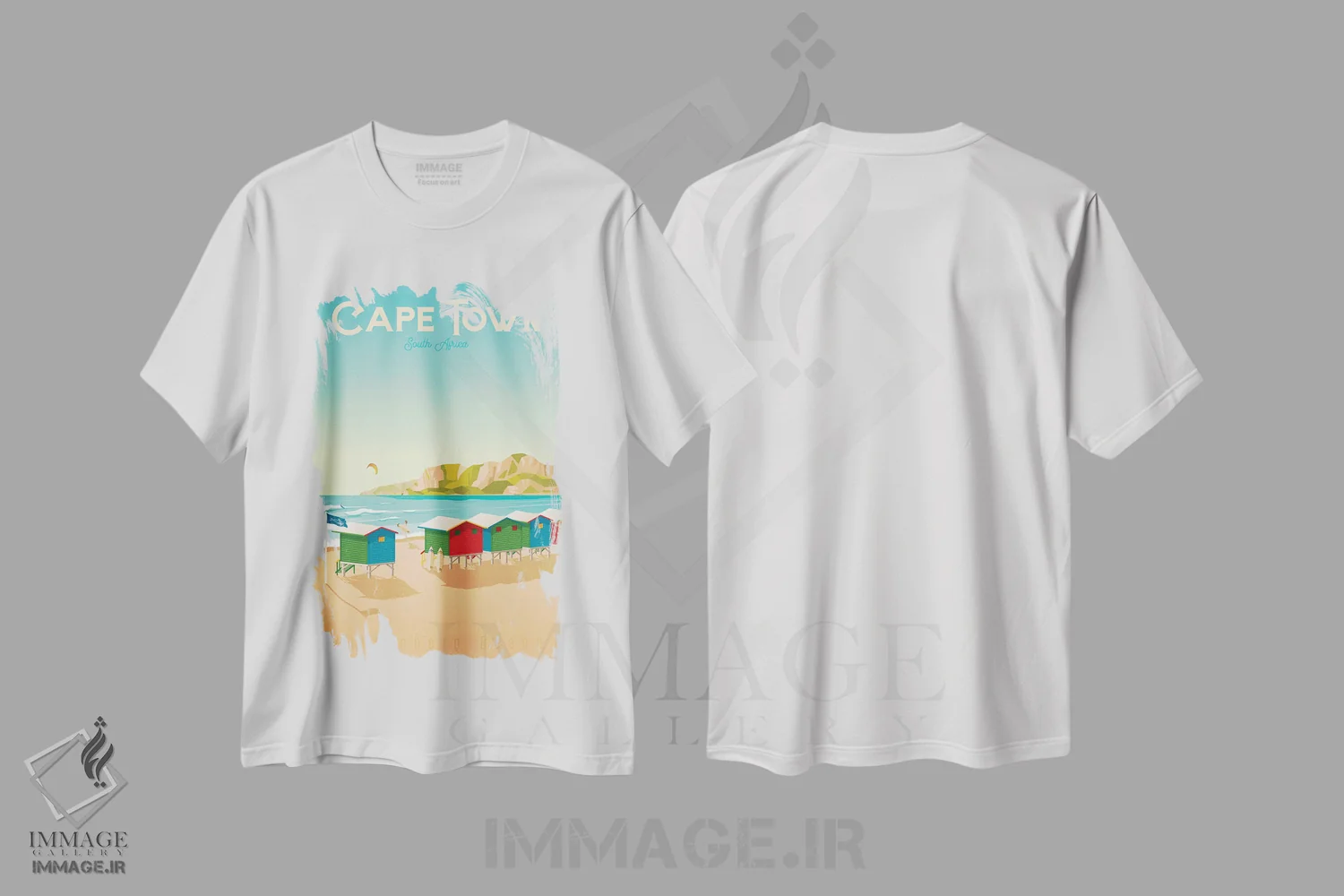 تیشرت سفید طرح دار آثار اولا هوپ تراول پوسترز - immage.ir