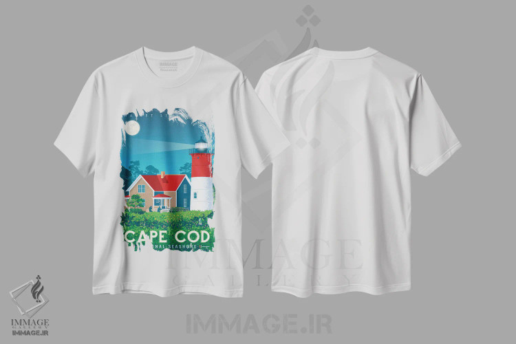 تیشرت سفید طرح دار آثار اولا هوپ تراول پوسترز - فروشگاه ایماژ