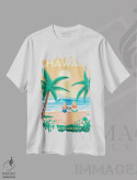تیشرت سفید طرح دار آثار اولا هوپ تراول پوسترز - فروشگاه ایماژ