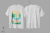 تیشرت سفید طرح دار آثار اولا هوپ تراول پوسترز - فروشگاه ایماژ