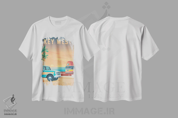 تیشرت سفید طرح دار آثار اولا هوپ تراول پوسترز - immage.ir