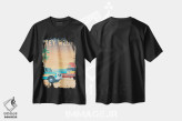 تیشرت مشکی طرح دار آثار اولا هوپ تراول پوسترز - فروشگاه ایماژ