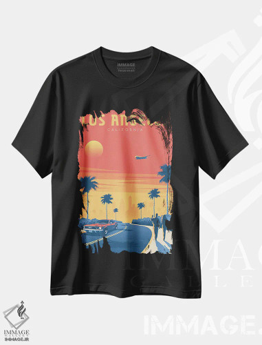 تیشرت مشکی طرح دار آثار اولا هوپ تراول پوسترز - immage.ir