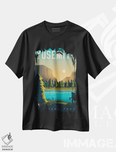 تیشرت مشکی طرح دار آثار اولا هوپ تراول پوسترز - immage.ir