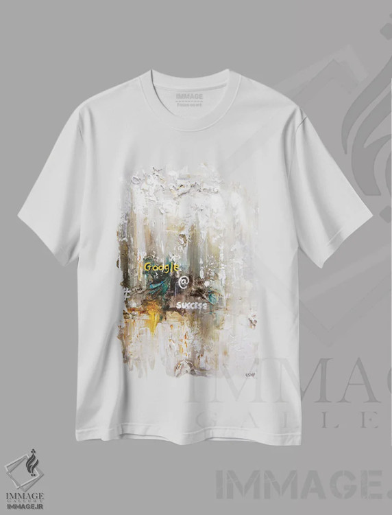 تیشرت سفید طرح دار کلید اثر اوسنات تزدک | فروشگاه ایماژ