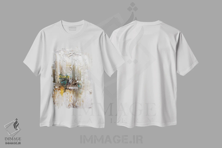 تیشرت سفید طرح دار کلید اثر اوسنات تزدک | فروشگاه ایماژ