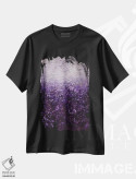 تیشرت مشکی طرح دار مه ارغوانی اثر اوسنات تزدک | فروشگاه ایماژ