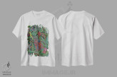 تیشرت سفید طرح دار "جنگل"، دکوراسیون جایگزین اثر اکسانا لازاری | immage.ir