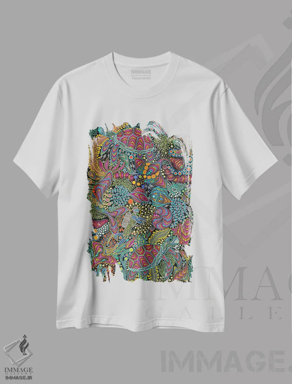 تیشرت سفید طرح دار "غواصی"، دکوراسیون جایگزین اثر اکسانا لازاری | immage.ir