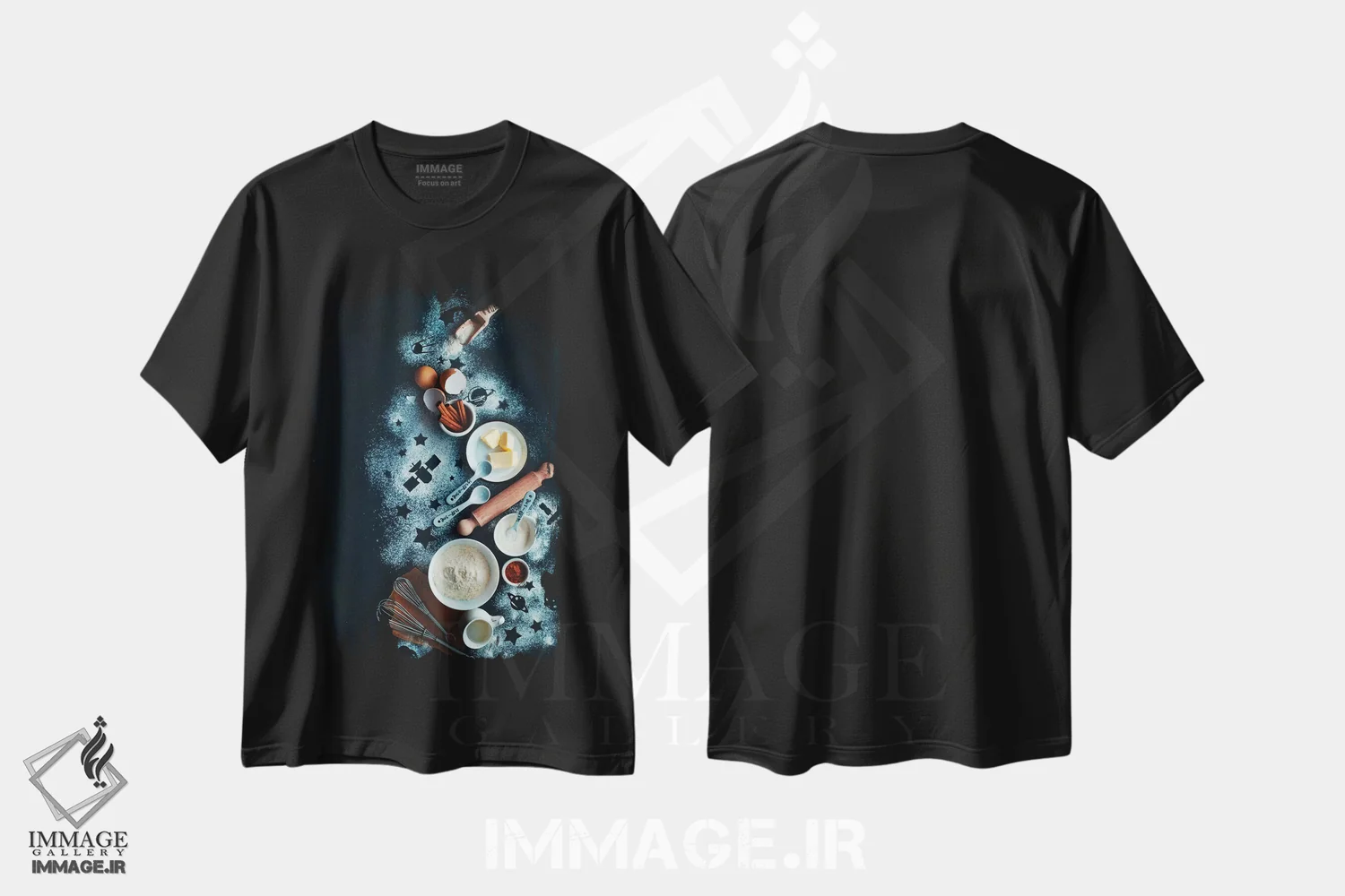 تیشرت مشکی طرح دار پختن برای ستاره شناسان، مدیوم اثر دینا بلنکو | immage.ir