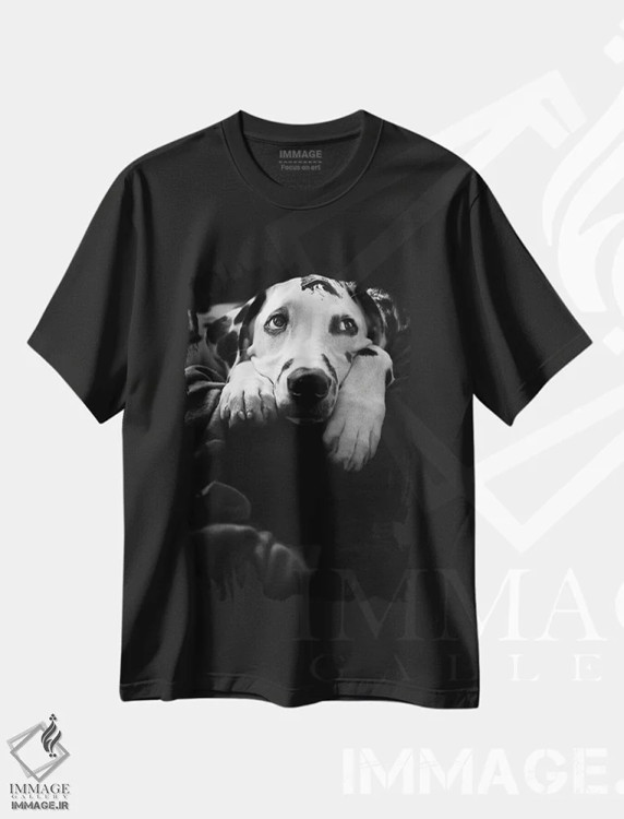 تیشرت مشکی طرح دار هیچ اتفاقی نمی افتد :-(، عکاسی سیاه و سفید اثر اوته شرهاگ | immage.ir