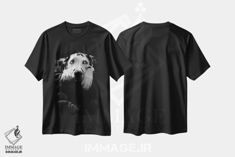 تیشرت مشکی طرح دار هیچ اتفاقی نمی افتد :-(، عکاسی سیاه و سفید اثر اوته شرهاگ | immage.ir