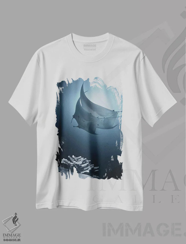 تیشرت سفید طرح دار سوناتا، مدیوم اثر آندری نارچوک | فروشگاه ایماژ