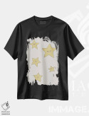 تیشرت مشکی طرح دار ستارگان، تزئینی اثر استودیو ۱ایکس ۲ | فروشگاه ایماژ