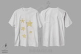 تیشرت سفید طرح دار ستارگان، تزئینی اثر استودیو ۱ایکس ۲ | immage.ir