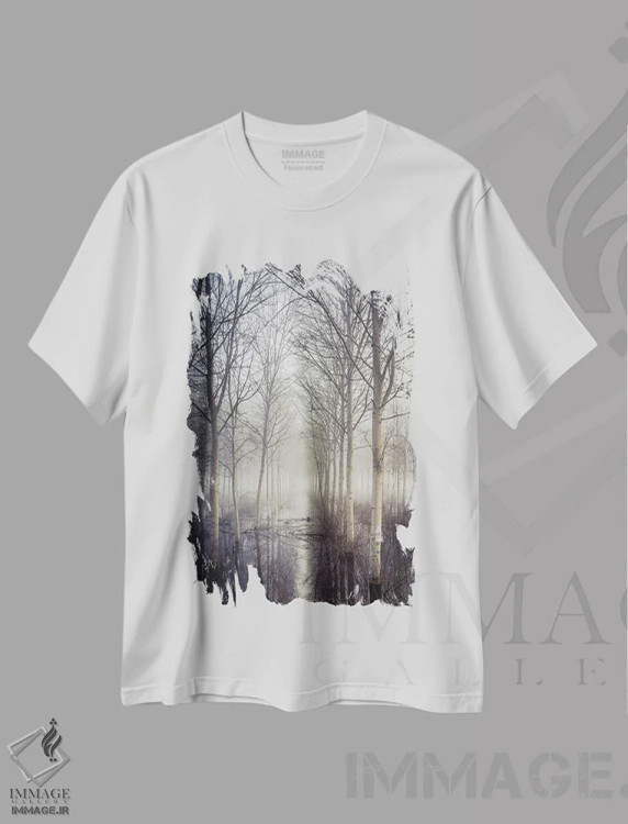 تیشرت سفید طرح دار صلیب سکوت، مدیوم اثر پاملا دورتی | immage.ir