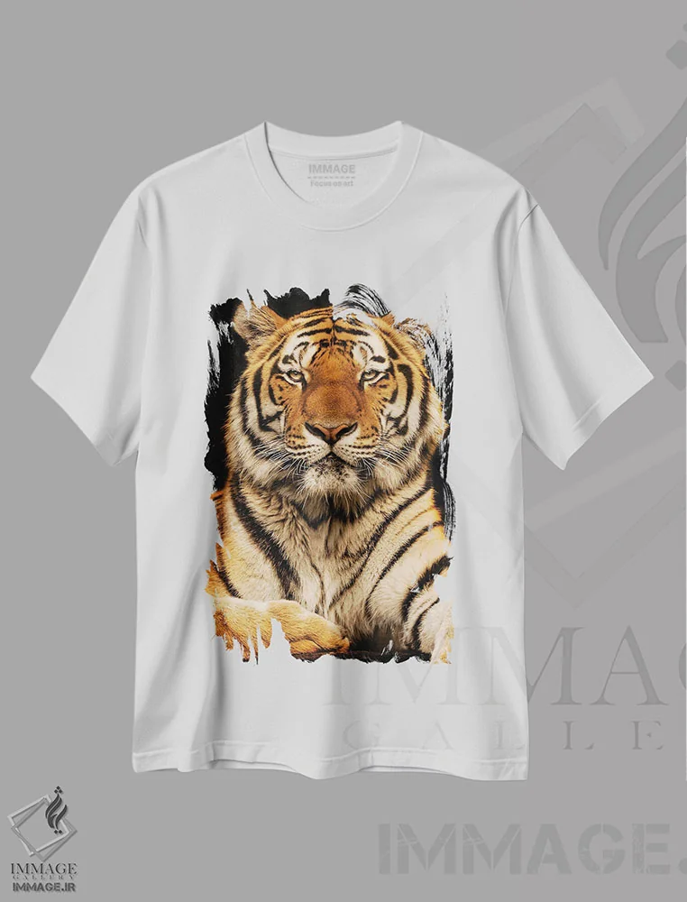 تیشرت سفید طرح دار می بینمت، مدیوم اثر یورگ زیمِرمان | فروشگاه ایماژ