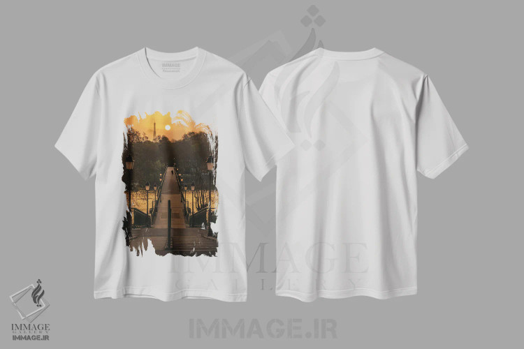 تیشرت سفید طرح دار بعضی مترها سخت تر از بقیه اند برای رسیدن به اهداف زندگی، مدیوم اثر پاسیفیکو | فروشگاه ایماژ