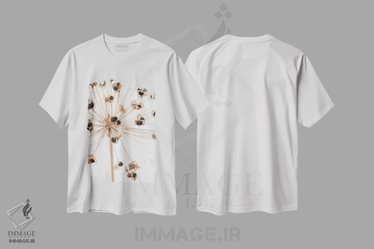 تیشرت سفید طرح دار خشک شماره ۷، مدیوم اثر استودیو ۱ایکس ۳ | فروشگاه ایماژ
