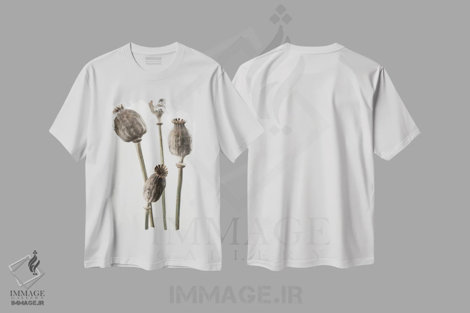 تیشرت سفید طرح دار خشک شماره ۶، مدیوم اثر استودیو ۱ایکس ۳ | immage.ir