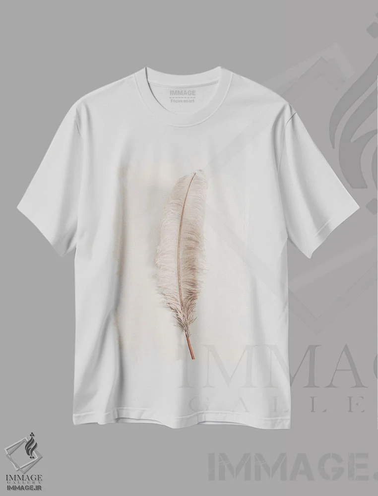 تیشرت سفید طرح دار پر شماره ۲، مدیوم اثر استودیو ۱ایکس ۳ | فروشگاه ایماژ