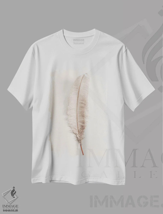 تیشرت سفید طرح دار پر شماره ۲، مدیوم اثر استودیو ۱ایکس ۳ | فروشگاه ایماژ