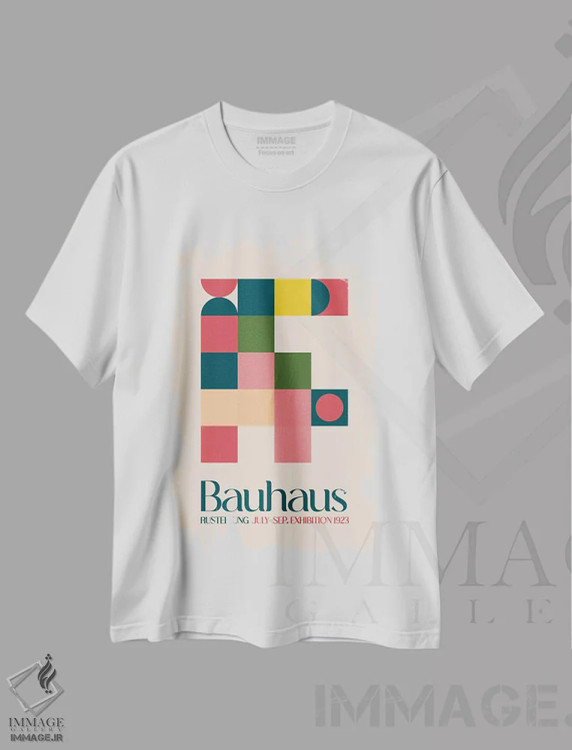 تیشرت سفید طرح دار کوتولار باوهاوس، باوهاوس اثر امـل تونابویلو | فروشگاه ایماژ