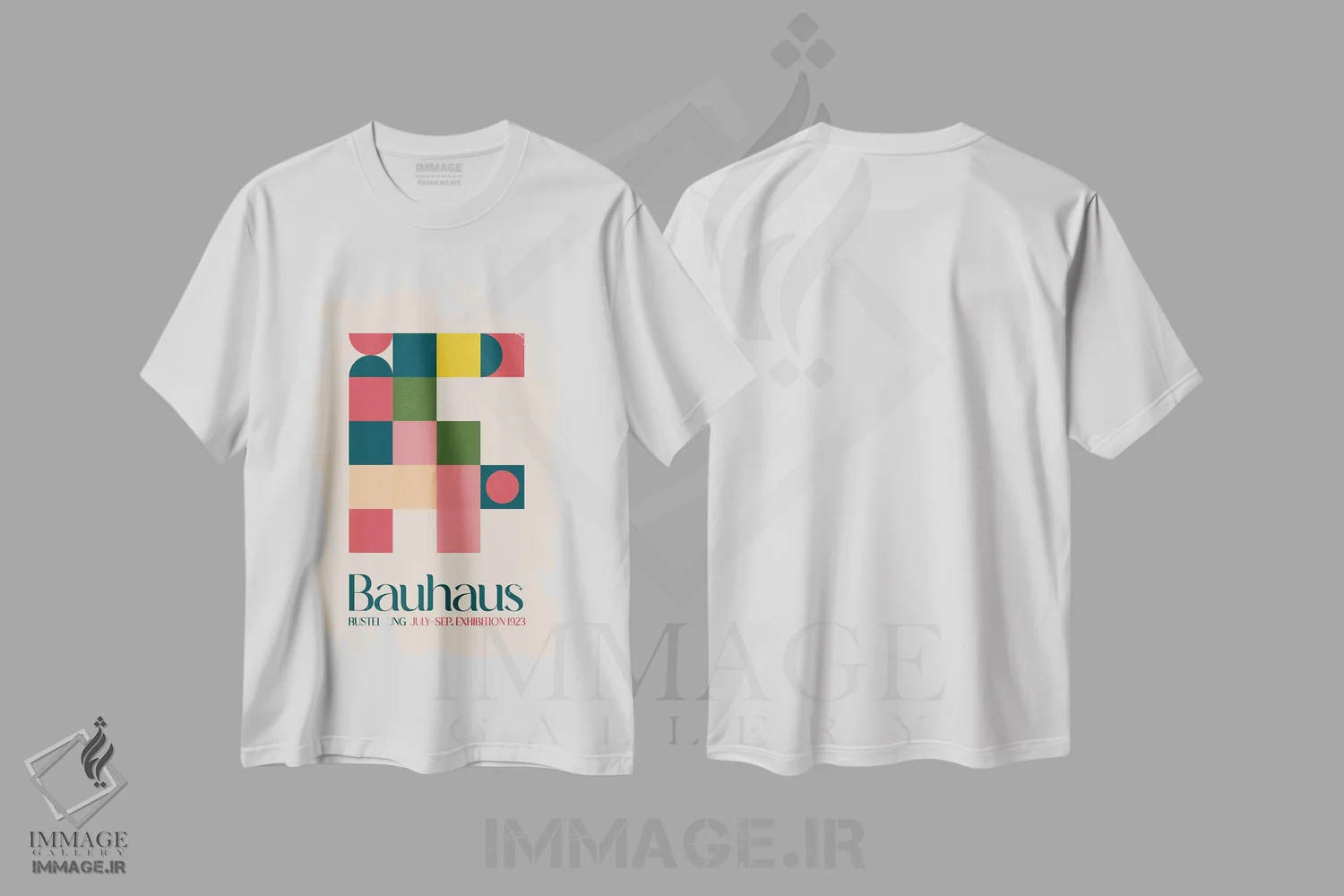 تیشرت سفید طرح دار کوتولار باوهاوس، باوهاوس اثر امـل تونابویلو | فروشگاه ایماژ