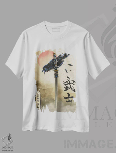 تیشرت سفید طرح دار ارواح مرده، دکوراسیون جایگزین اثر فادیل روزه | فروشگاه ایماژ