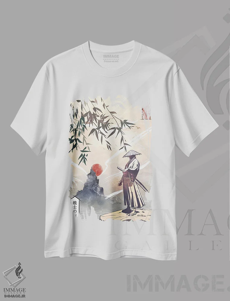 تیشرت سفید طرح دار کودوکو، دکوراسیون جایگزین اثر فادیل روزه | فروشگاه ایماژ