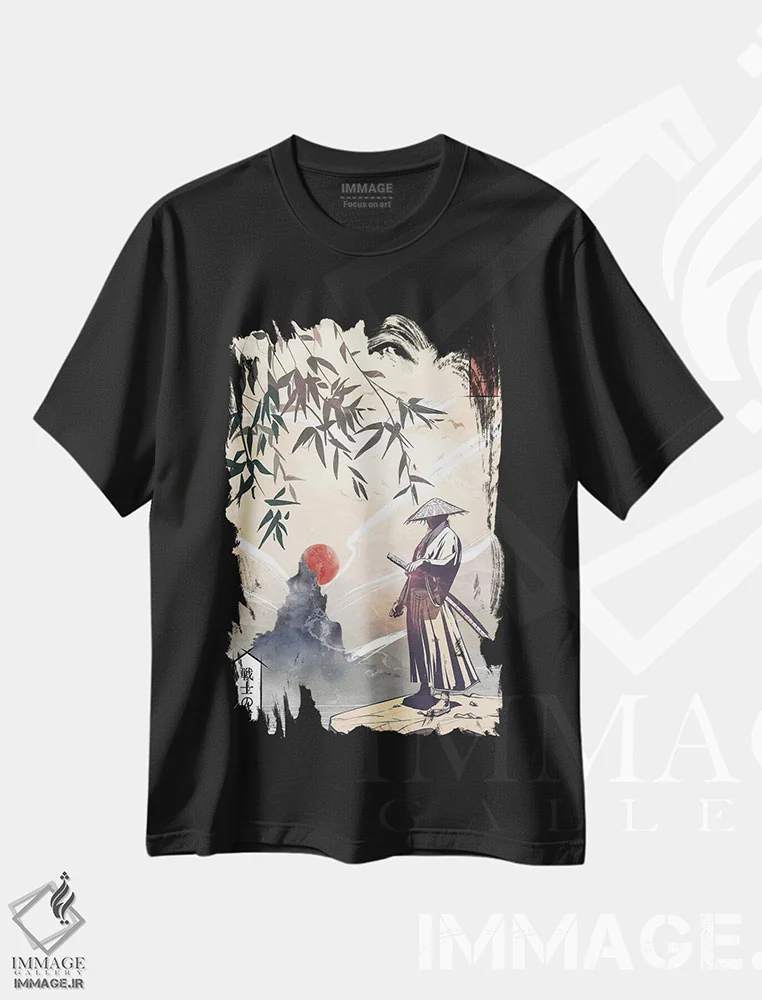 تیشرت مشکی طرح دار کودوکو، دکوراسیون جایگزین اثر فادیل روزه | immage.ir