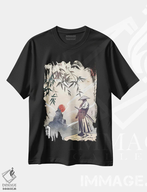تیشرت مشکی طرح دار کودوکو، دکوراسیون جایگزین اثر فادیل روزه | immage.ir