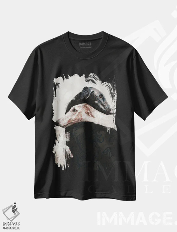تیشرت مشکی طرح دار در همه اوقات ۴، دکور معاصر اثر گابریلا روبرگ | immage.ir