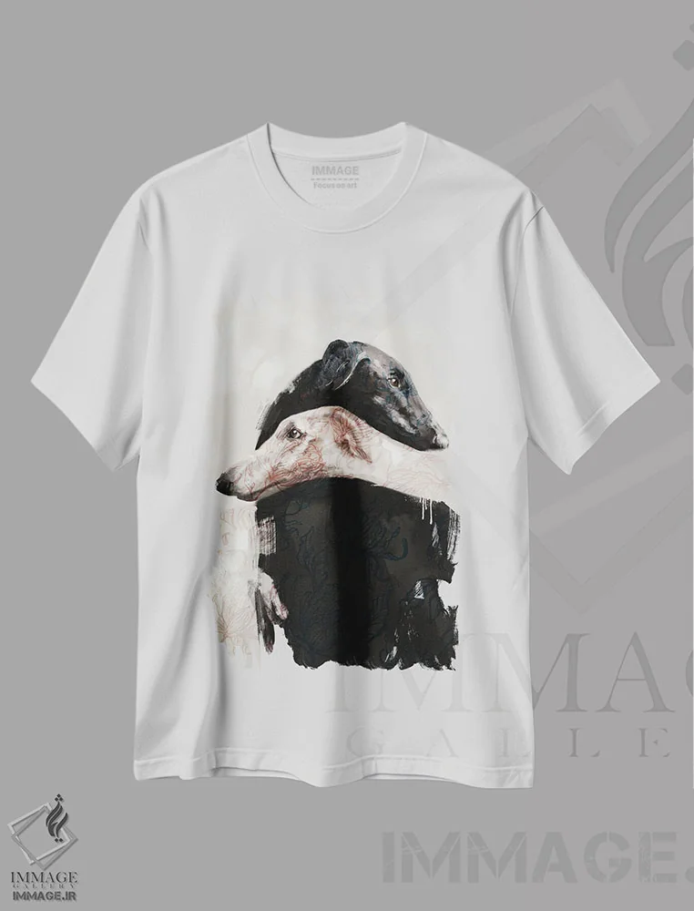 تیشرت سفید طرح دار در همه اوقات ۴، دکور معاصر اثر گابریلا روبرگ | فروشگاه ایماژ