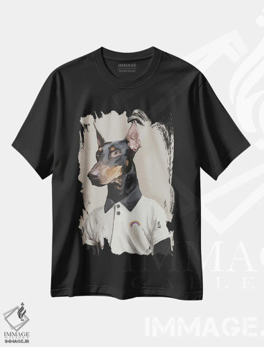 تیشرت مشکی طرح دار اوت، دکور معاصر اثر گابریلا روبرگ | فروشگاه ایماژ