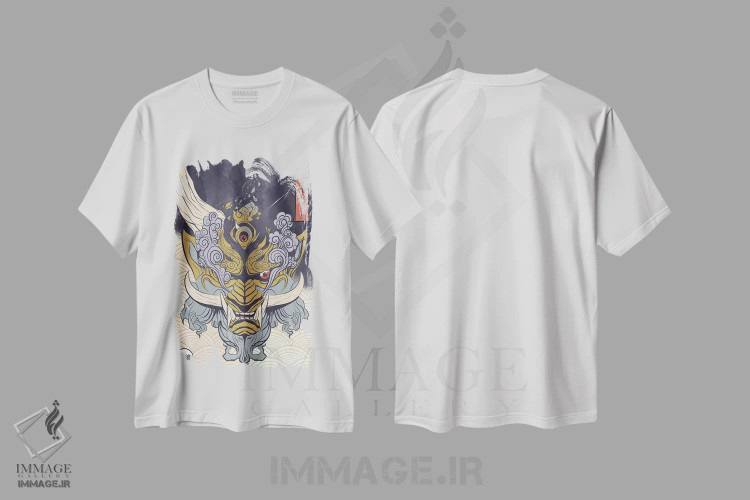 تیشرت سفید طرح دار ماسک یوکا، دکوراسیون جایگزین اثر فادیل روزه | immage.ir