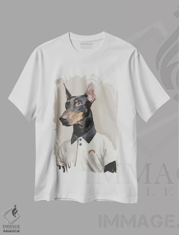 تیشرت سفید طرح دار اوت، دکور معاصر اثر گابریلا روبرگ | immage.ir