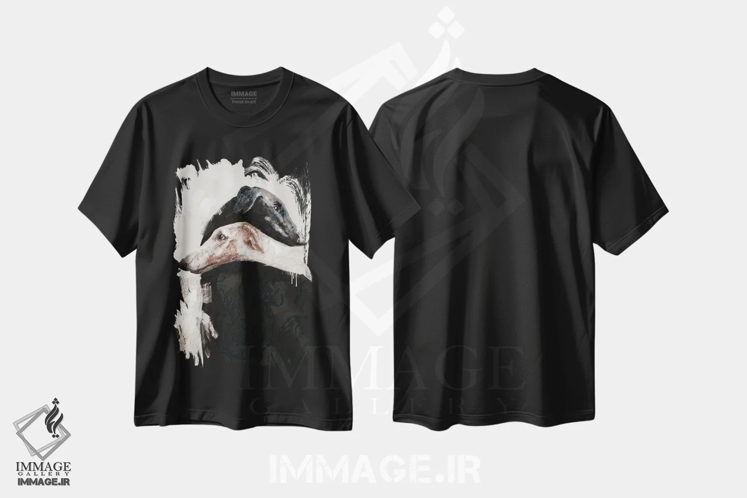 تیشرت مشکی طرح دار در همه اوقات ۴، دکور معاصر اثر گابریلا روبرگ | immage.ir