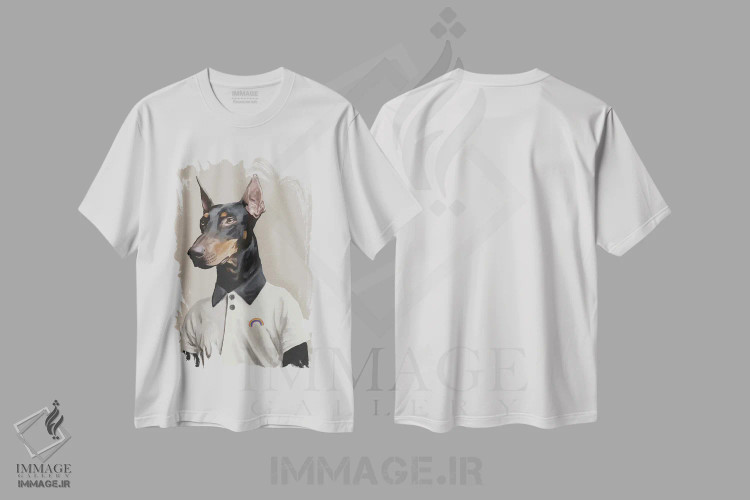 تیشرت سفید طرح دار اوت، دکور معاصر اثر گابریلا روبرگ | immage.ir