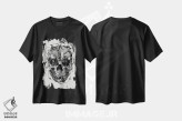 تیشرت مشکی طرح دار جمجمه ۲، دکوراسیون جایگزین اثر جکو پوتکر | immage.ir