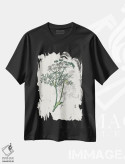 تیشرت مشکی طرح دار رازیانه کوهیطب گیاهی، تزئینی اثر جان استیونسون | فروشگاه ایماژ