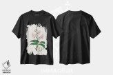 تیشرت مشکی طرح دار جئوفرویا اینرمیس طب گیاهی، تزئینی اثر جان استیونسون | immage.ir