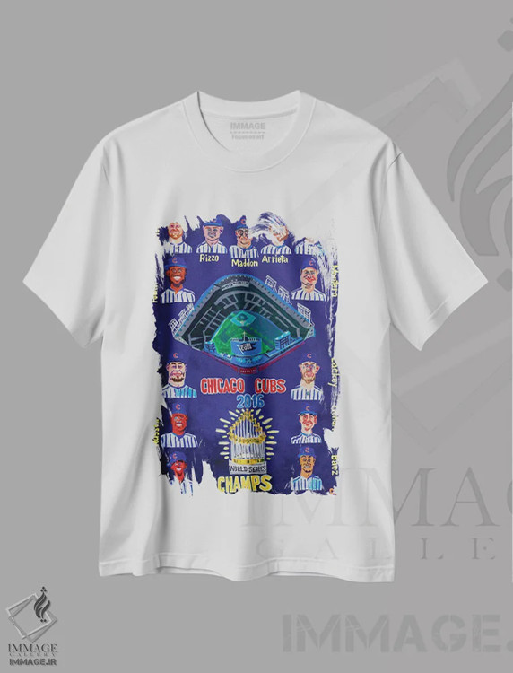 تیشرت سفید طرح دار کابز ۲۰۱۶، دکور معاصر اثر استیو اسپنسر | فروشگاه ایماژ